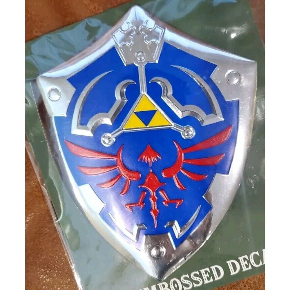 The Legend of Zelda Hylian Shield Embossed Decal Culturefly Nintendo Sealed